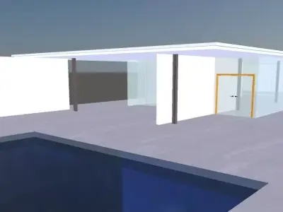 testupload Pabellon de barcelona 3D model