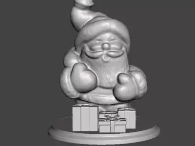 SANTA CLAUS CHRISTMAS VINTAGE FIGURE MODEL STATUE ORNAMENT 3D print model
