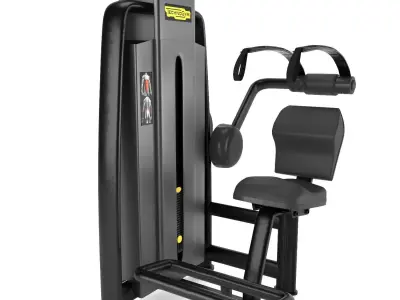 Gym Abdominal Crunch Equipment 3D model