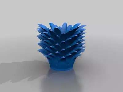 Leaf Vase Free 3D print model order