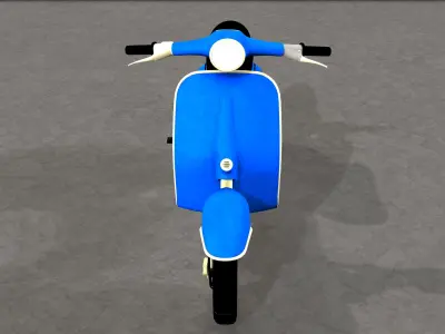 SCOOTER with Animation 3D model