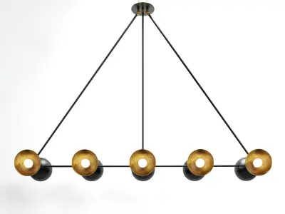 Trapeze 10 Pendant Lamp 3D model