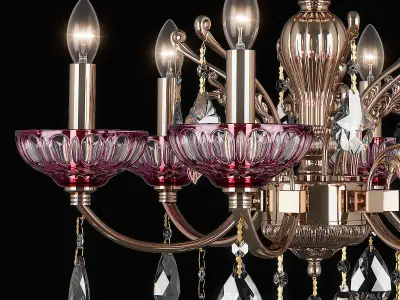717062 Bogemia Osgona Chandelier 3D model