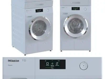 Miele appliances set 3D model
