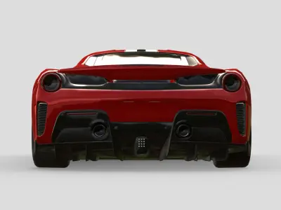 Ferrari 488 Pista 3D model