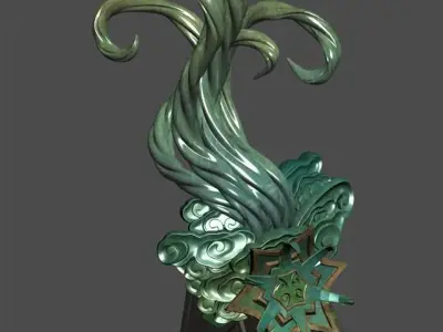 Decoration - jade carving 13 3D model