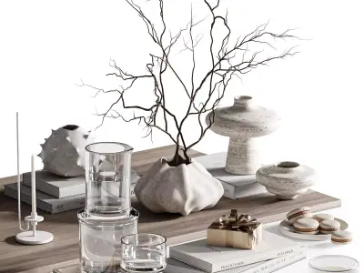 Decorative set19 3D model purchase