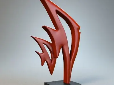 Fish figurine 3D model