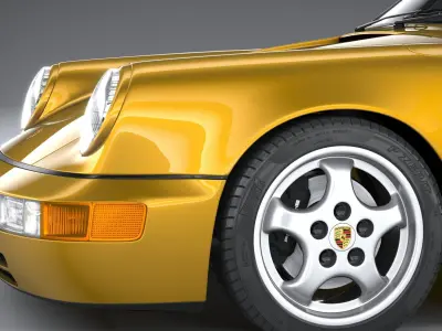 Porsche 911 964 Targa 1993 3D model