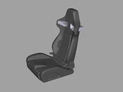 1-24 SCALE RECARO R333 SEAT 3D print model