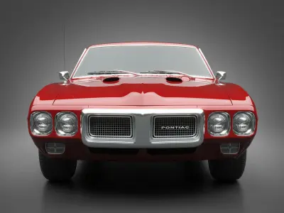 1969 Pontiac Firebird 400 3D model