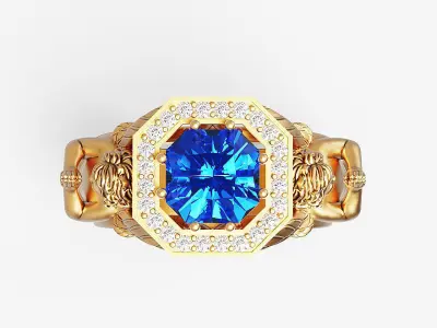 Radiant Square  and praying baby angel Silver Gold  Print 3D print model