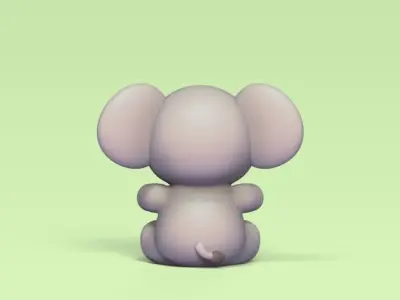 Little Elephant 3D print model