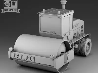 asphalt skating rink 3D print model