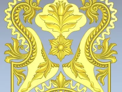 carving ornament 3D print model purchase