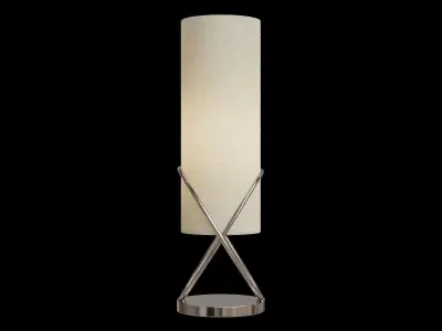 Internal Chrome Table Lamp 3D model