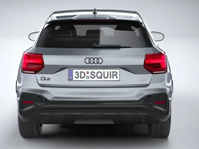 Audi Q2 S-Line 2021 3D model