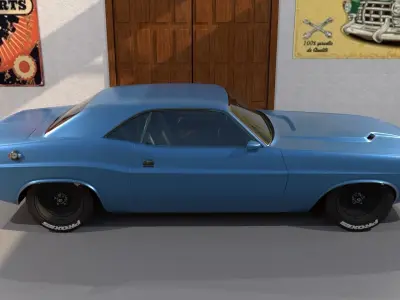 Dodge Chalenger 1971 3D model