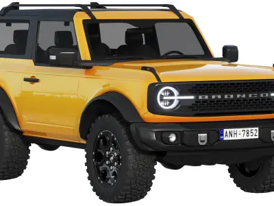 Bronco 2-door 2021 3D model