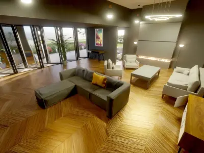 Modern House 3D model 13