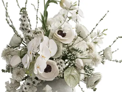 Flower In Vase 82 3D model