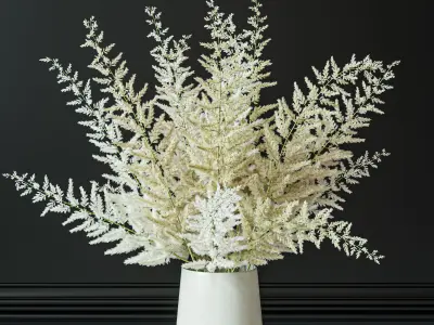 Flower Set 039 Astilbe 3D model