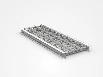 Metal Iron Product Unit Conveyor 3D model