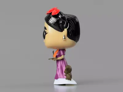 Frida Kahlo Funko 3D print model