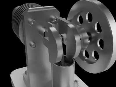 Stirling Engine 3D print model