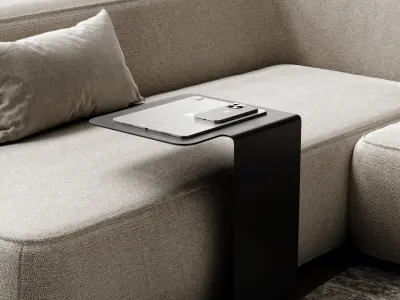 Interior Scene Japandi - 3d Model - Lighting 3D model