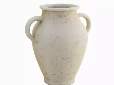 Antique Marble Garden Vase Pack 3D Model Collection