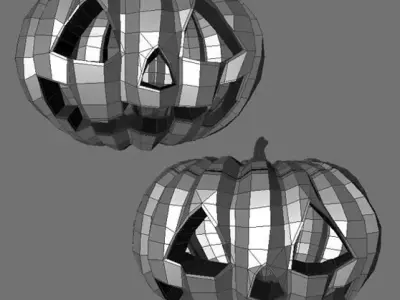 Halloween pumpkin 3D Model 3D model
