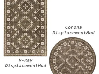 Rugs No 360 Low-poly 3D model