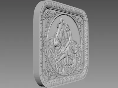 Hera Bas-Relief 3D model