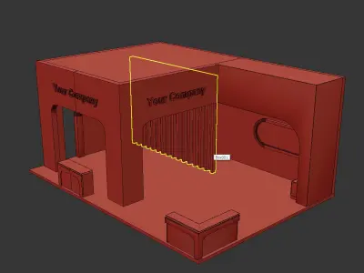 exhibition pavilion 01 3D model