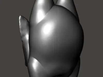DOG YOGA 1 3D print model