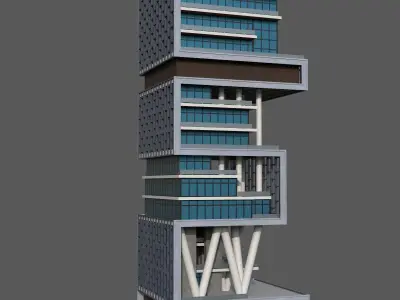 ANTILIA HOUSE 3D model 3D model