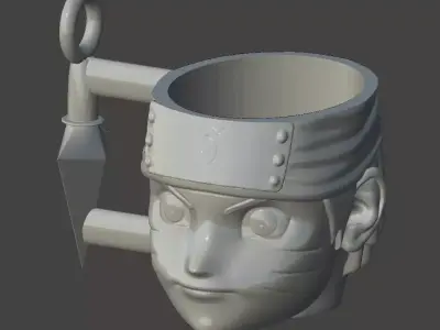 Naruto mug 3D print model