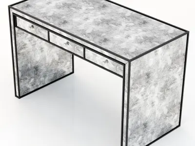 Restoration Hardware Strand Mirrored Desk 3D model