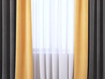 Set 106 Curtains 3D model