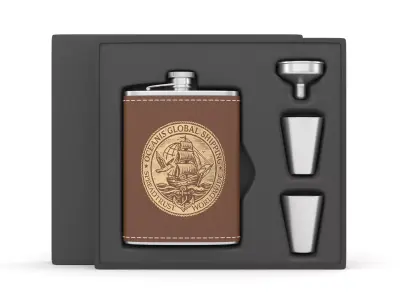 Personalized Flask Set 3D model
