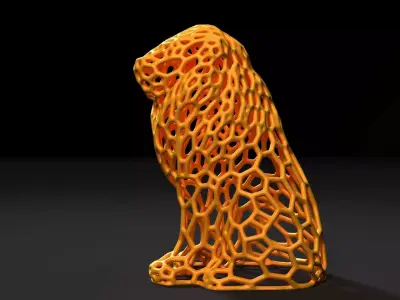 Lion Sculpture 3D print model