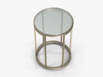 Baker No 7858 Martini Table Low-poly 3D model