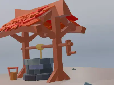 well model Free 3D model