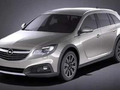 Opel Insignia Country Tourer 2015 VRAY 3D model