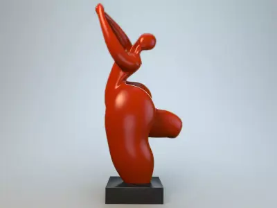 Sculpture playful mood 3D model
