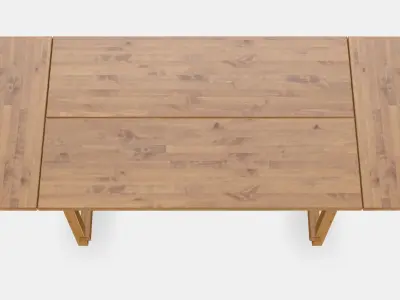 NORDVIKEN Extendable table 1 Low-poly 3D model