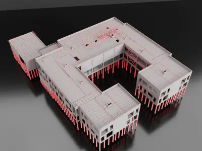 Kinder garden 3D model
