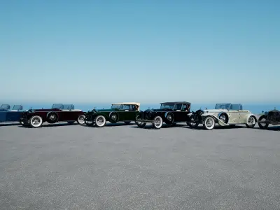 Retro car Caviro 3D model