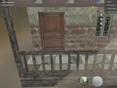 house building 1 Low-poly 3D model